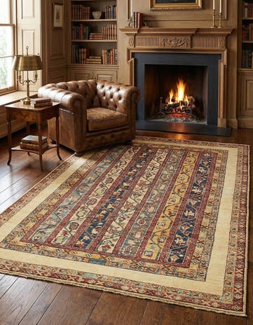 5' x 6' 5 Hand Knotted Ariana Ziegler Rug