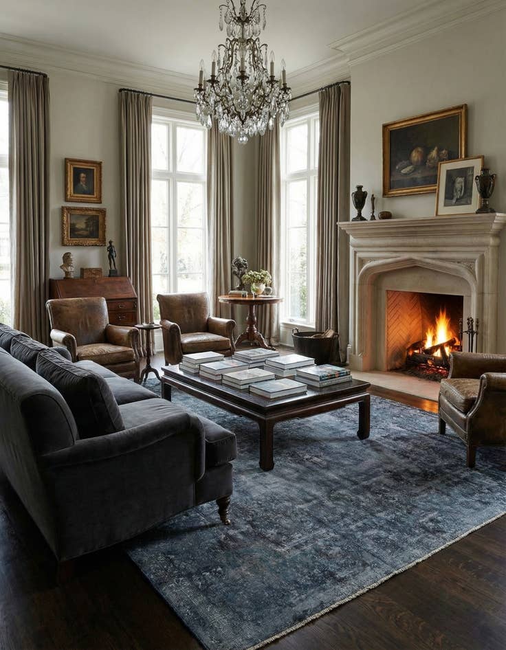 Detail image of  10' 1 x 13' 7 Vintage Royal Wool Rug