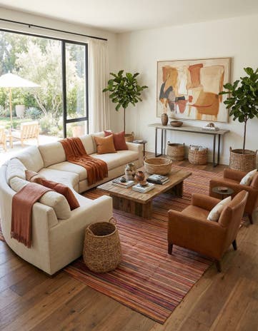 9' 9 x 14' Hand Woven Kilim Modern Wool Rug