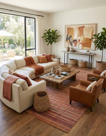 9' 9 x 14' Hand Woven Kilim Modern Wool Rug