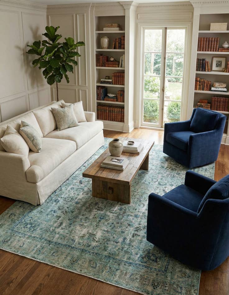 Detail image of 8' 11 x 11' 8 Vintage Royal Rug