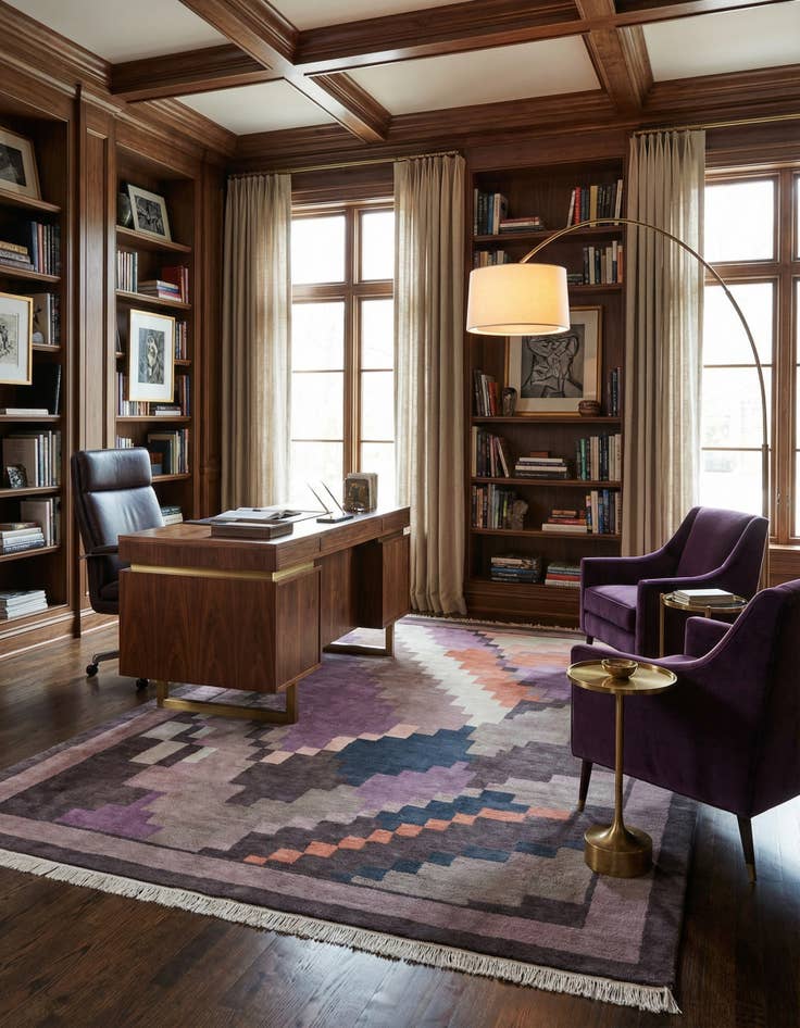 Detail image of 6' 3 x 10' 3  Hand Knotted Tibet Rug