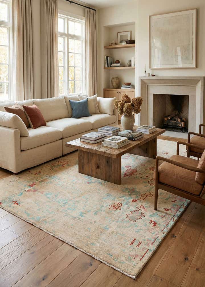 8' 3 x 11' 9 Hand Knotted Darya Wool Rug