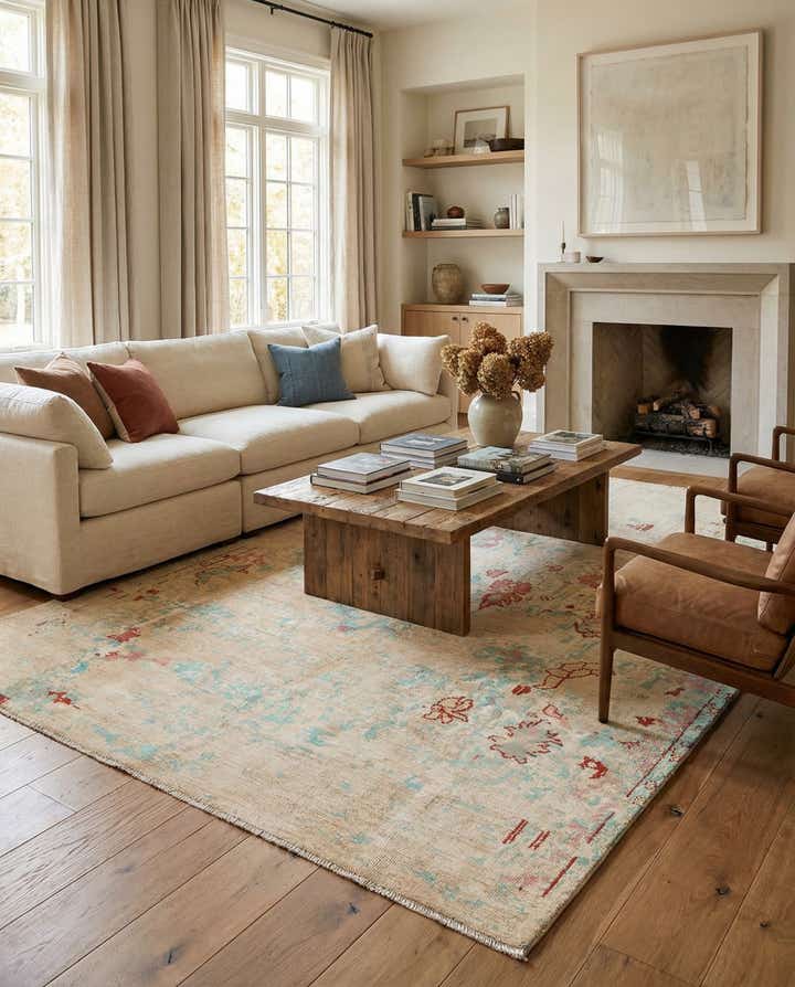 8' 3 x 11' 9 Hand Knotted Darya Wool Rug