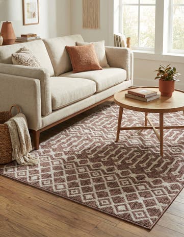 4' x 6' Eco Trellis Rug