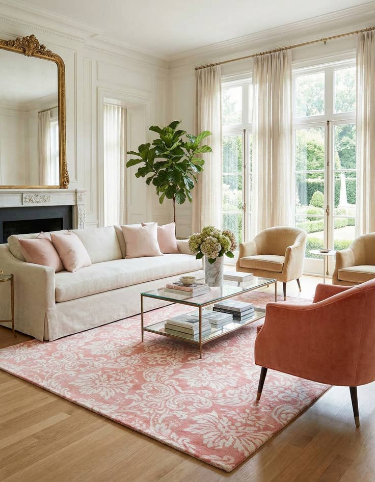 Detail image of  6' 7 x 9' 11  Hand Knotted Darya Wool Rug