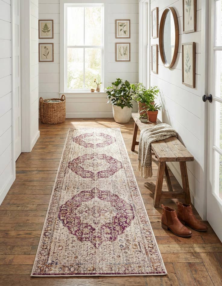 Detail image of 2' 6 x 12' Deepa Runner Rug