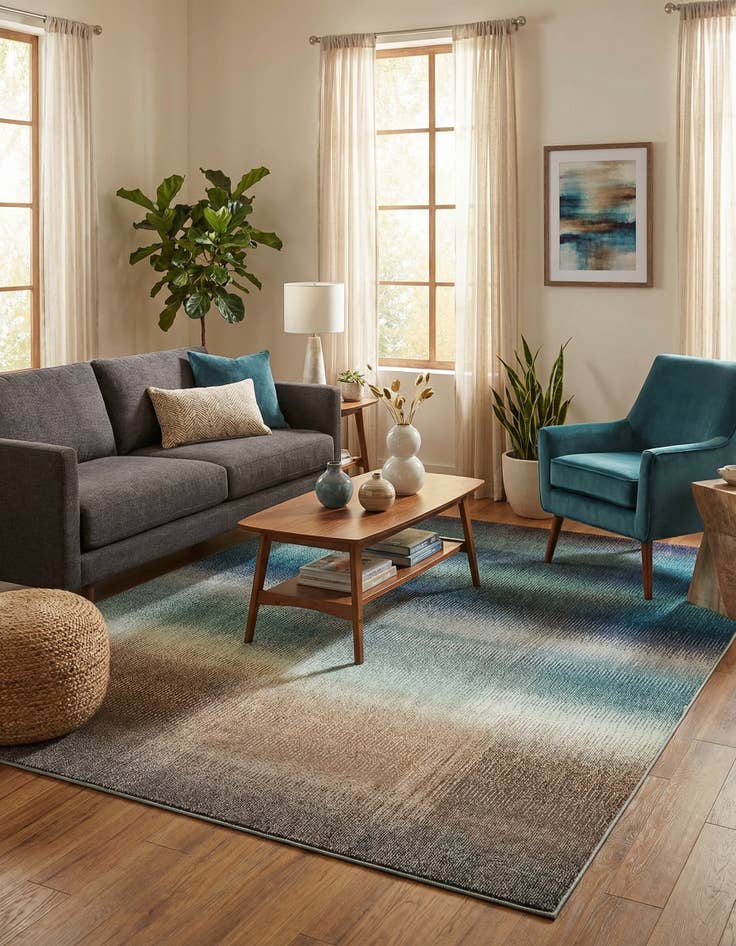 Detail image of 7' x 10'  Washable Casablanca Rug