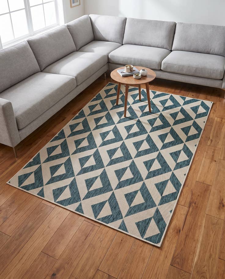 Detail image of 4' x 6' Easy-Clean Jill Zarin Napa Indoor / Outdoor Rug