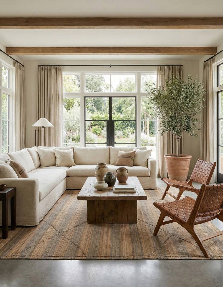 Detail image of 11' 5 x 13'  Hand Knotted Moroccan Wool Rug