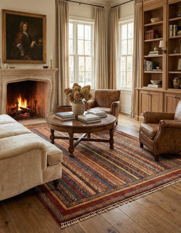 6' 7 x 9' 9 Hand Knotted Ariana Ziegler Rug
