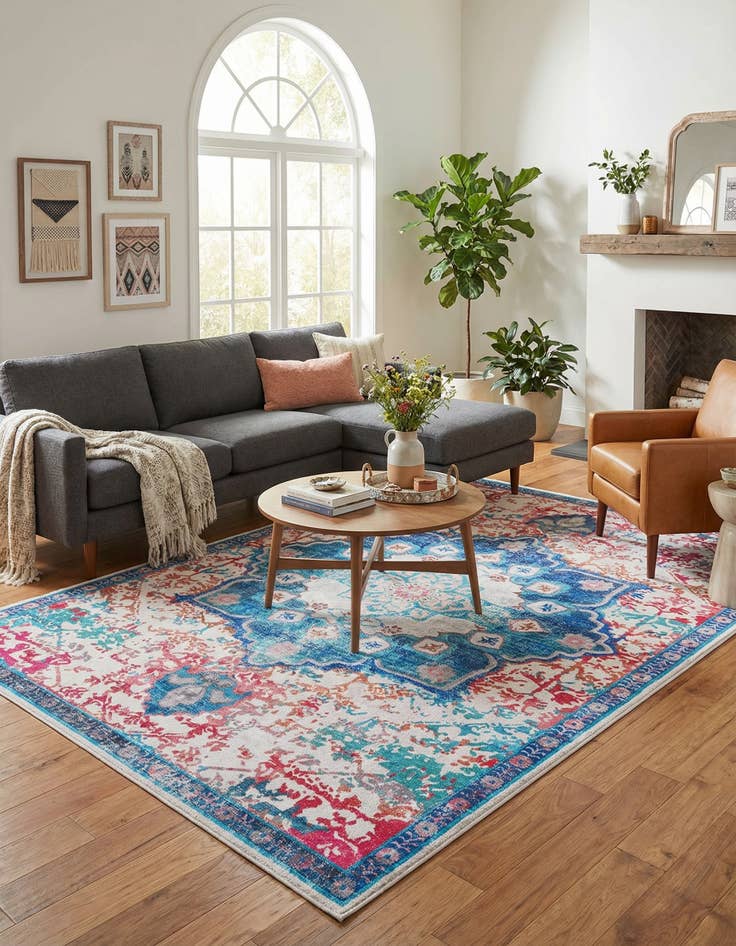 Detail image of 10' 6 x 14'  Washable Renaissance Rug