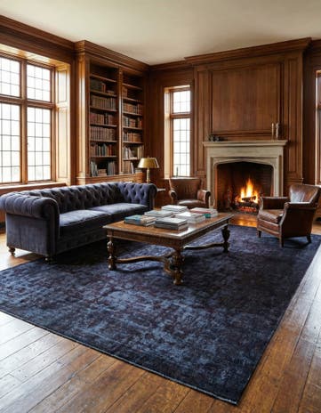 9' 11 x 12' 11 Vintage Royal Wool Rug
