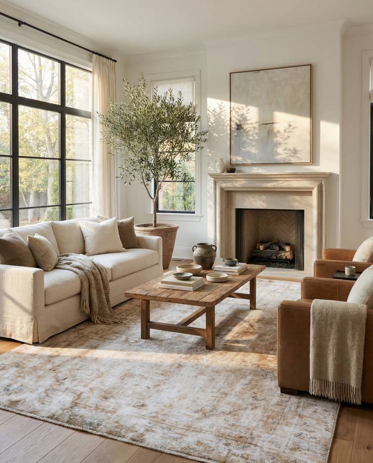 Detail image of 5' 7 x 8' 8 Hand Knotted Ultra Vintage Persian Wool Rug