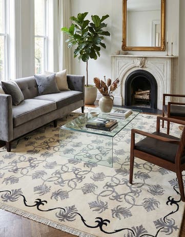 7' 11 x 10' Hand Knotted Darya Wool Rug
