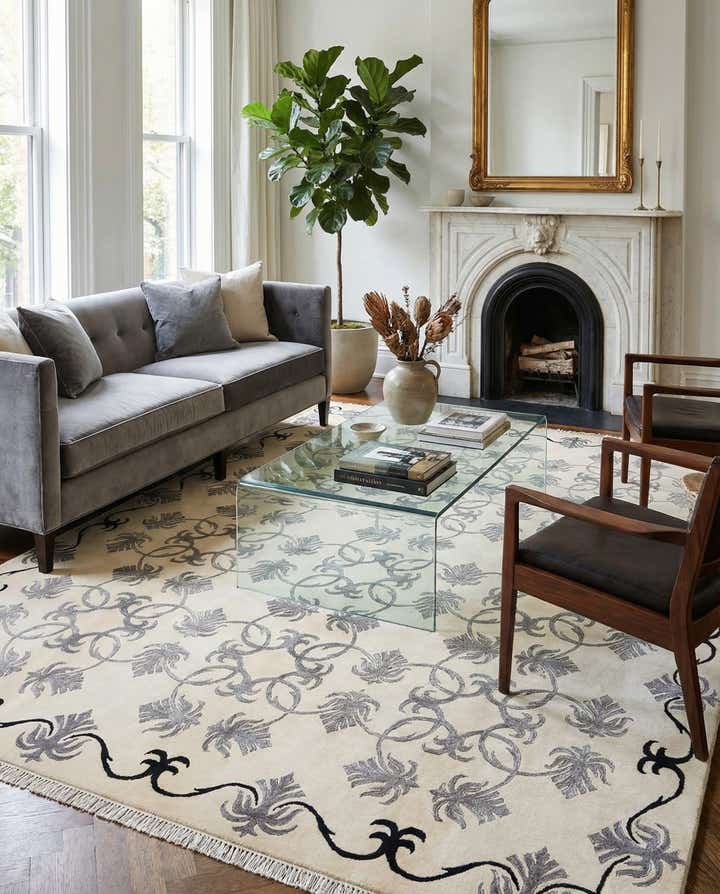 7' 11 x 10' Hand Knotted Darya Wool Rug