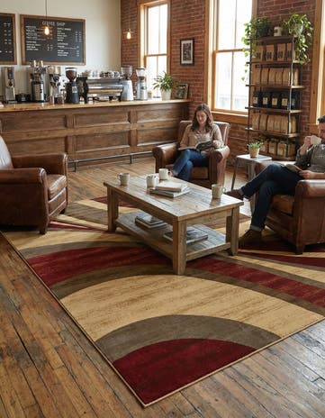 Beige Cafe Rug