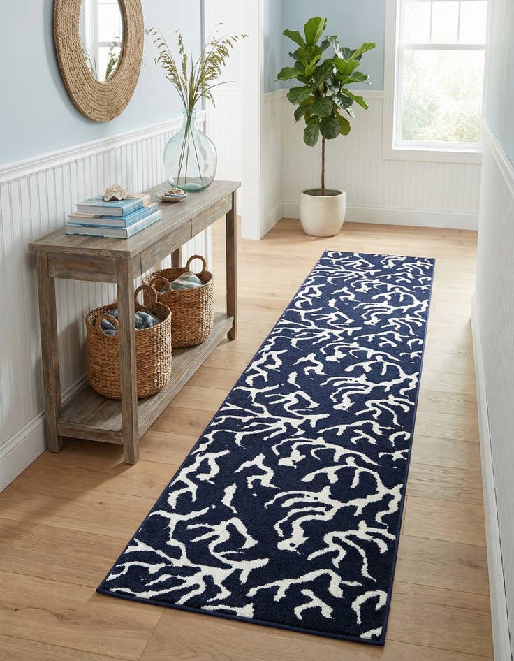 Detail image of  2' 7 x 12'  Washable Sabrina Soto Indoor / Outdoor Runner Rug