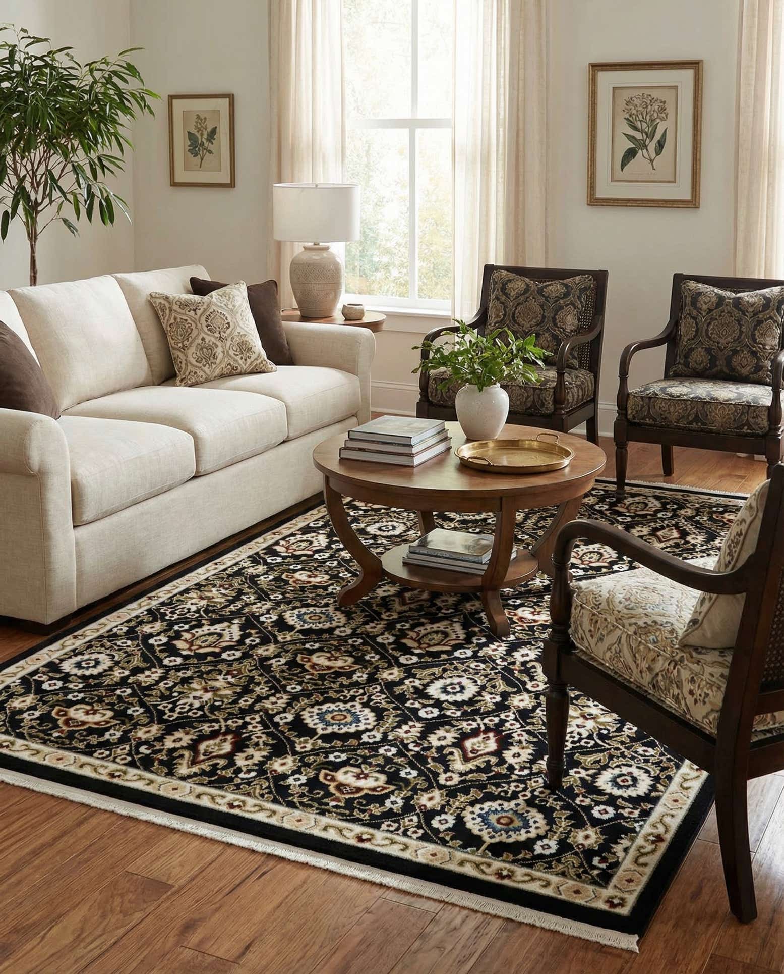 5' 2 x 7' 9 Nain Design Rug