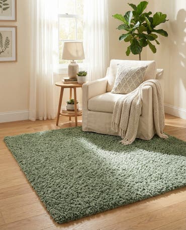  3' x 3' Zermatt Shag Square Rug