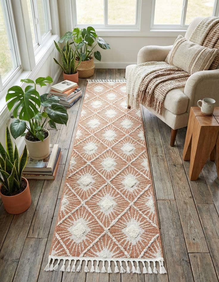Detail image of  2' 7 x 12' Boho Runner Rug
