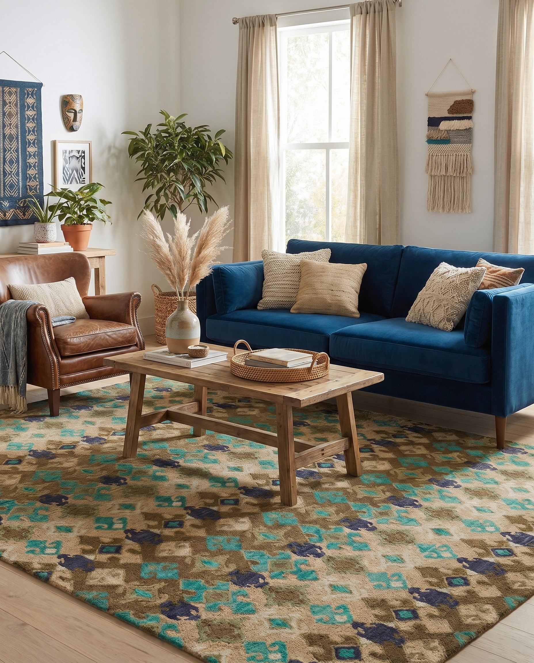 8' x 9' 10 Luna Wool Rug