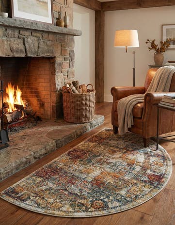 Ivory Isabella Hearth Rug