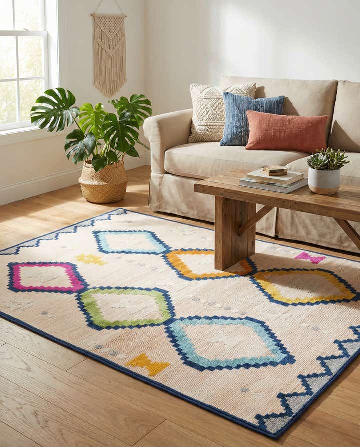 5' x 7' 7 Easy-Clean Indoor / Outdoor Rug