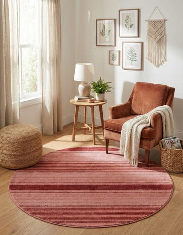 5' 3 x 5' 3 Gemstone Round Rug