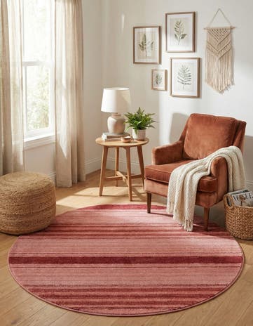 5' 3 x 5' 3 Gemstone Round Rug