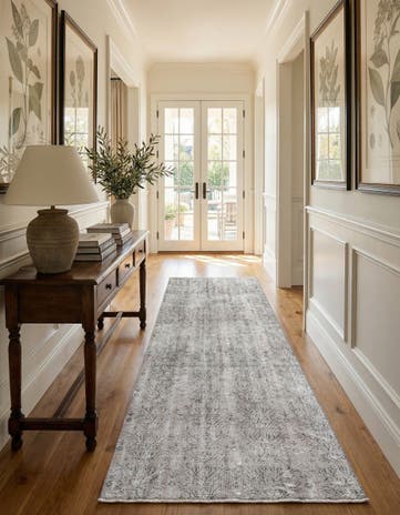 4' 9 x 9' 5 Ultra Vintage Wool Runner Rug