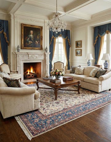 8' x 12' 2 Kerman Wool Rug
