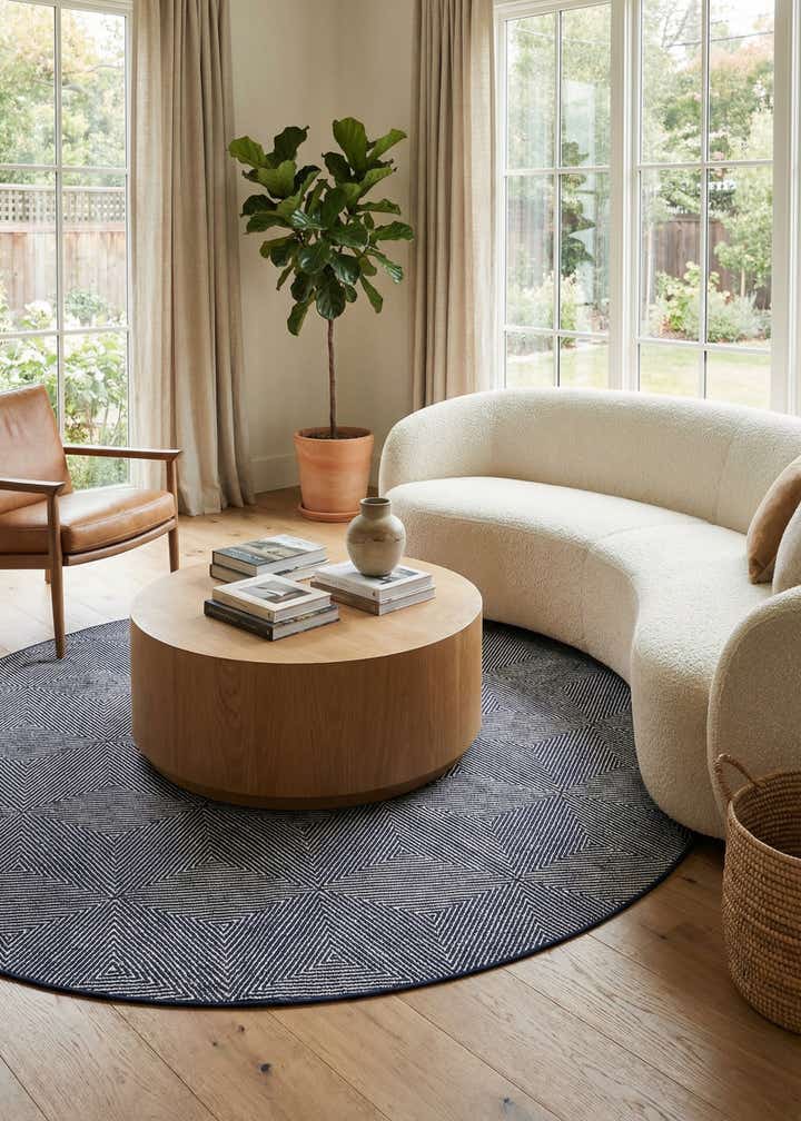 10' x 10' Easy-Clean Sabrina Soto Indoor / Outdoor Round Rug