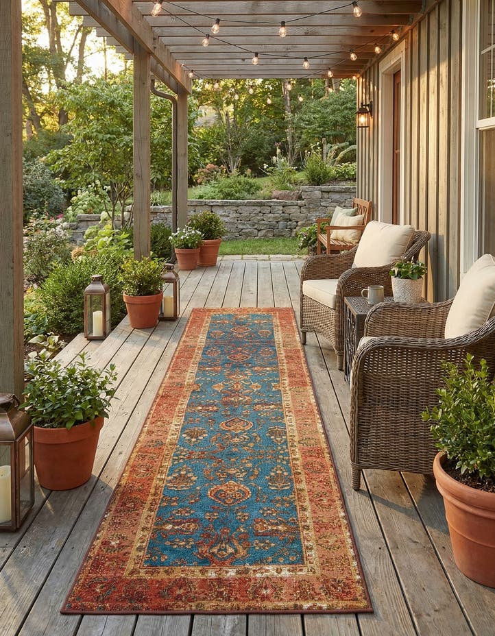 2' 7 x 10' Easy-Clean Traditional Indoor / Ou...