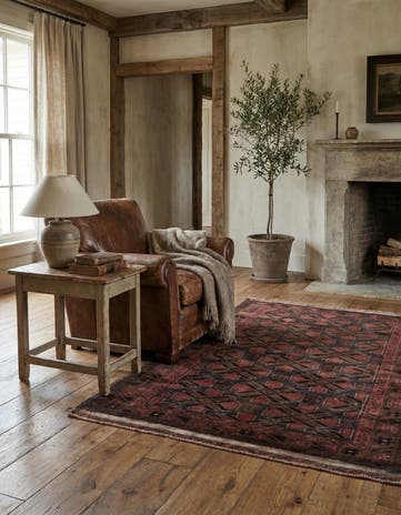 3' 6 x 6' 4 Hand Knotted Ultra Vintage Persian Wool Rug