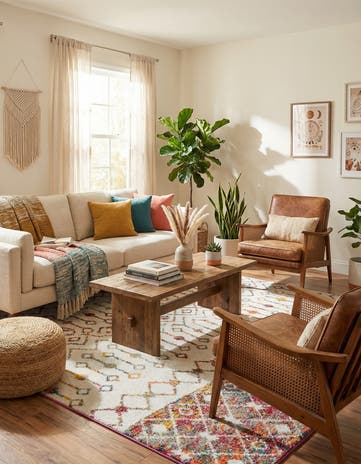 5' 3 x 8' Moroccan Trellis Rug