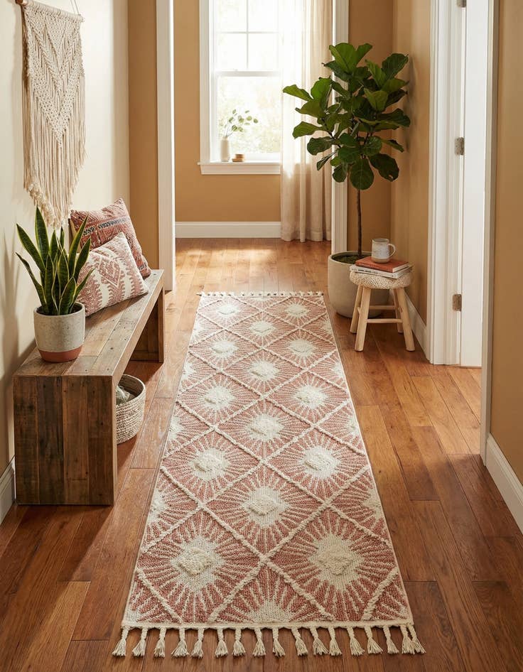 Detail image of 2' 7 x 12' Boho Runner Rug