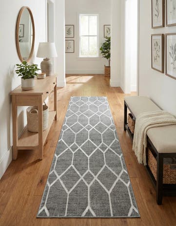 3' x 10' Lattice Trellis Runner Rug