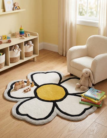 3' 1 x 3' 1 Playtime Kids Wool Freeform Rug