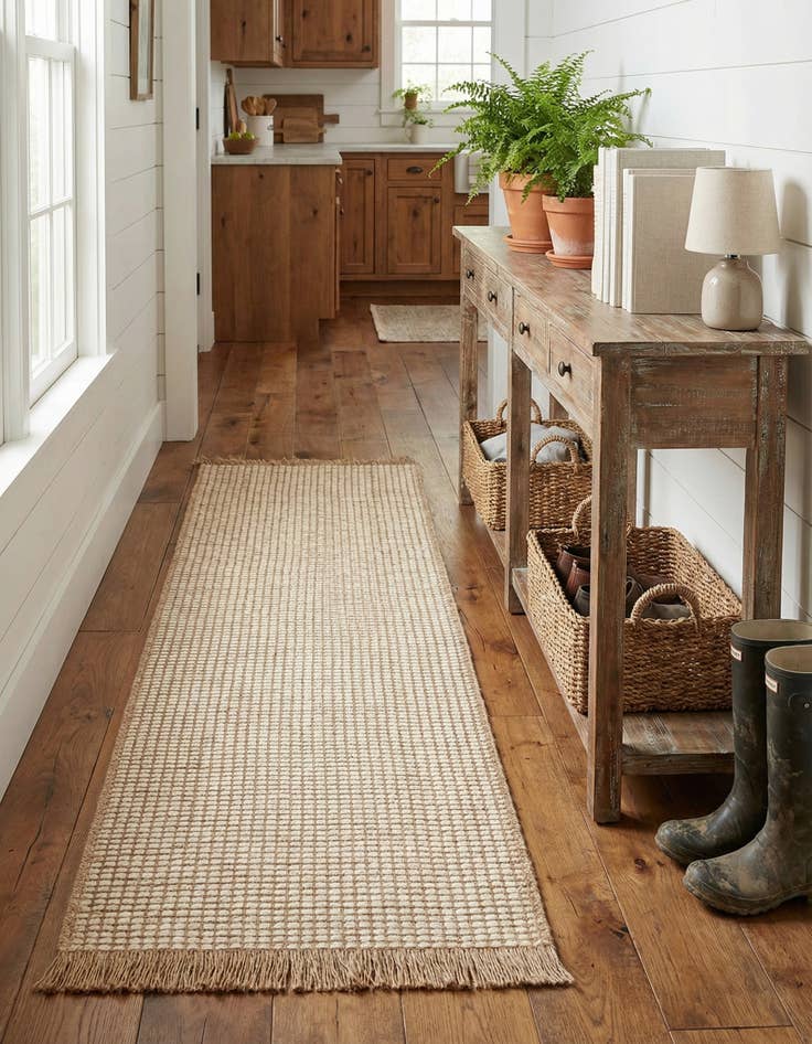 Detail image of 2' x 8' Cottage Farm Runner Rug