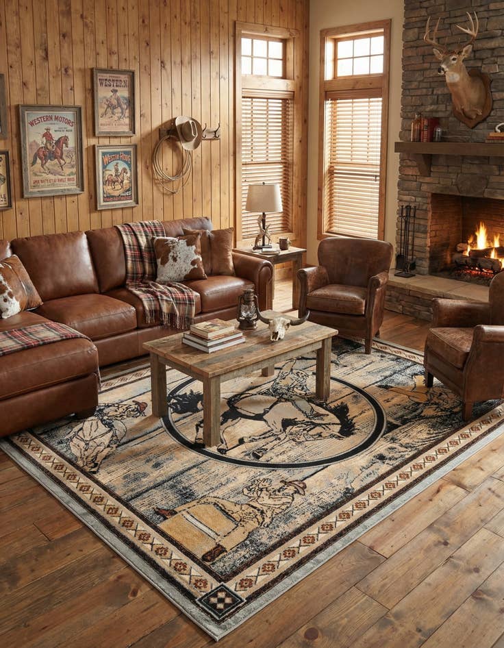 Detail image of 9' x 12' Pioneer Rug