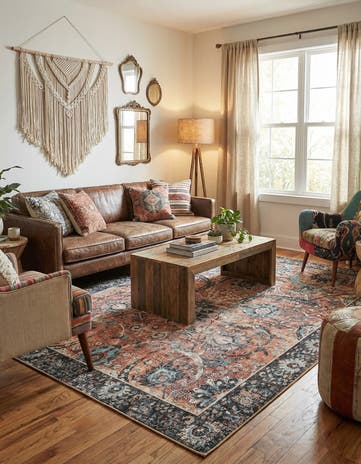 7' 10 x 10' Washable Timeless Rug