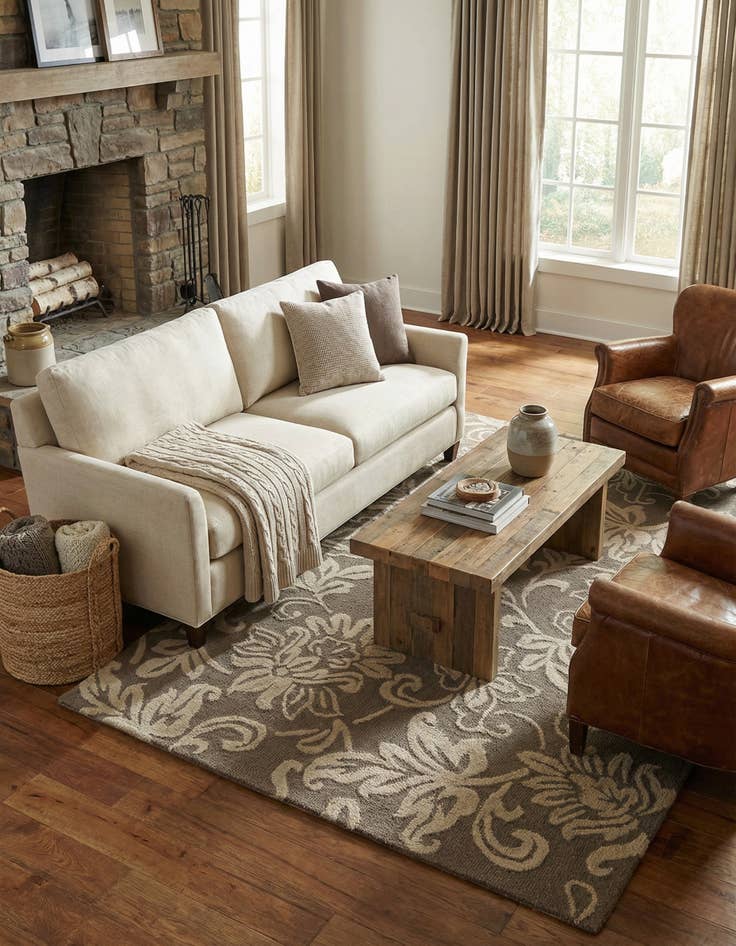 Detail image of 5' x 8' Agra Rug