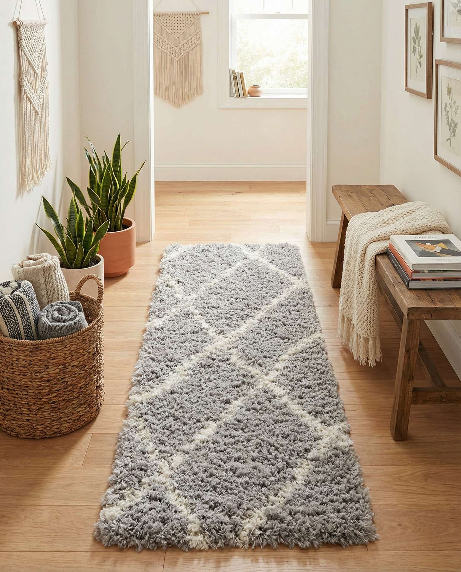 2' x 6' Infinity Shag Runner Rug