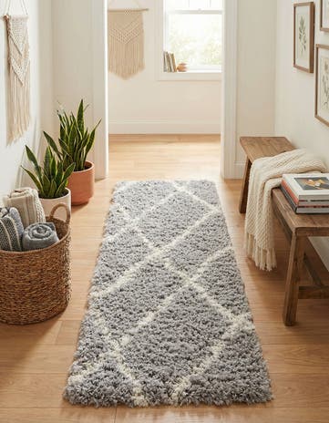 2' x 6' Infinity Shag Runner Rug