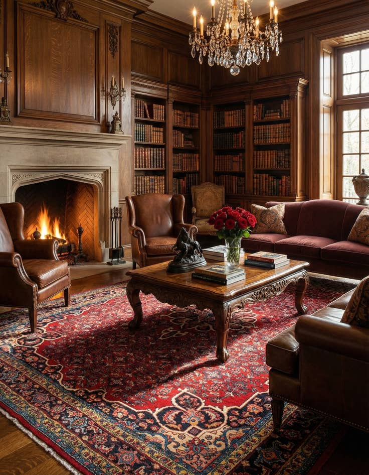 Detail image of 7' 1 x 10' 11 Darjazin Wool Rug