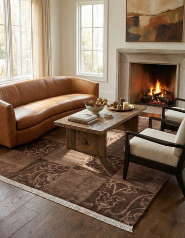 5' 10 x 8' Hand Knotted Darya Wool Rug
