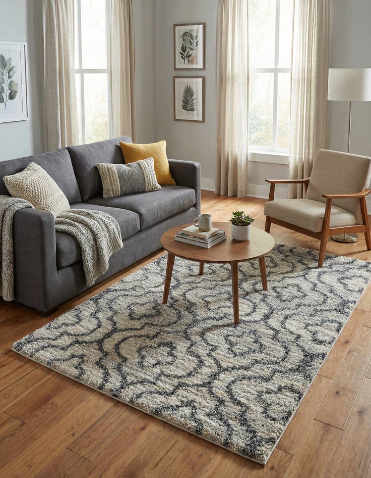 Detail image of 5' 4 x 7' 7 Lagom Shag Rug