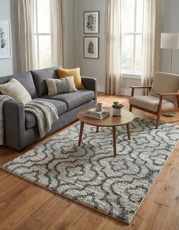 5' 4 x 7' 7 Athena Shag Rug