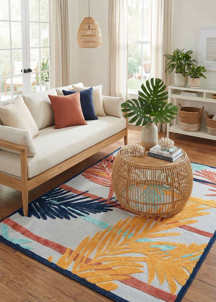 9' x 12' Easy-Clean Belize Indoor / Outdoor Rug